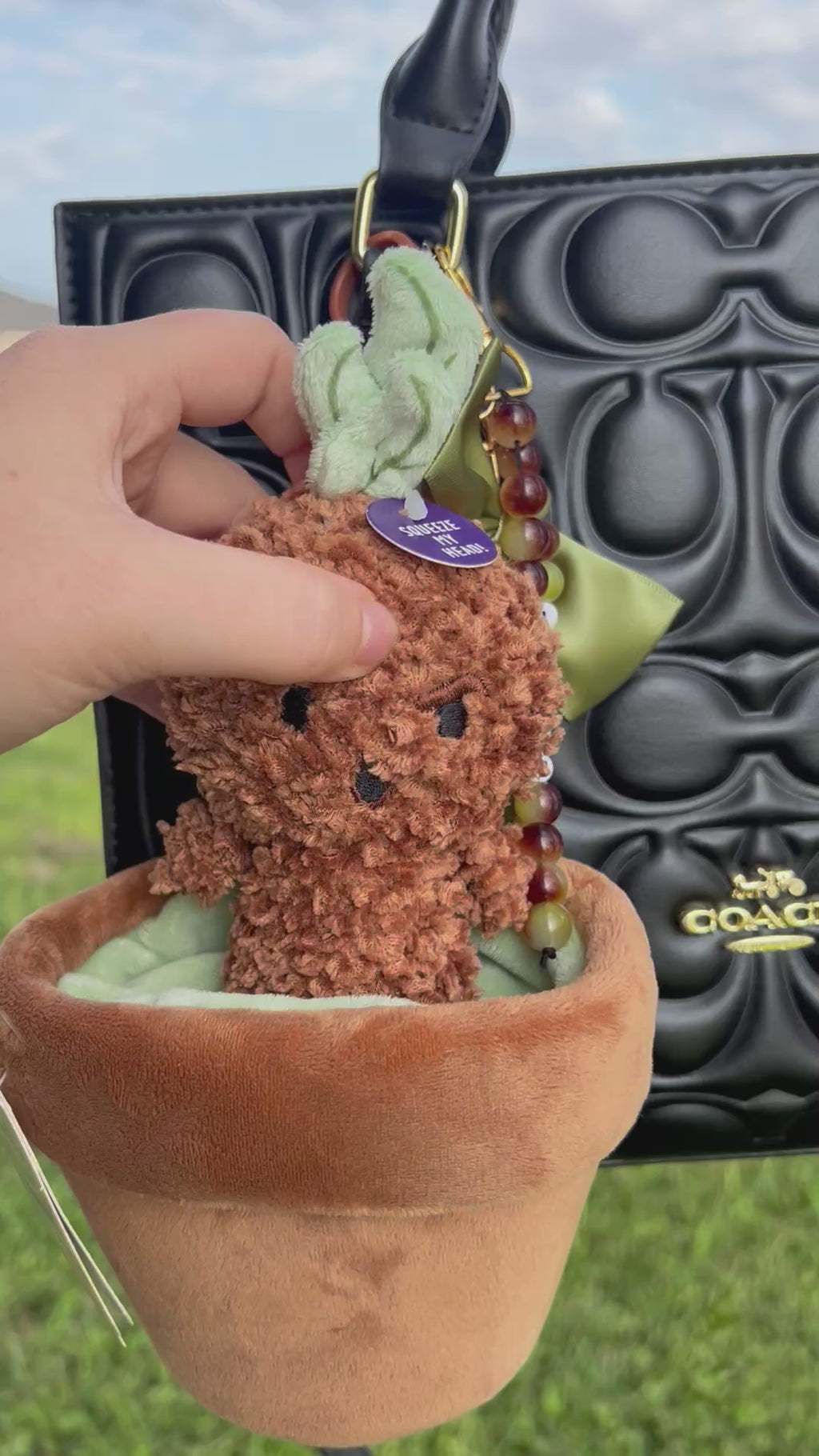 Mandrake bag charm
